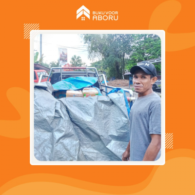 Distribusi Buku ke Aboru Untuk Pojok baca